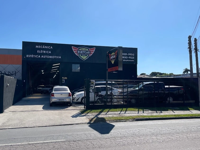 Estrutura atual da INJETCAR Auto Center